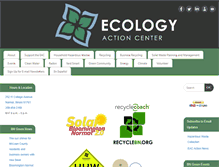 Tablet Screenshot of ecologyactioncenter.org